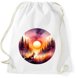 printfashion Cuki erdei róka - Sportzsák, Tornazsák - Fehér (15371998)