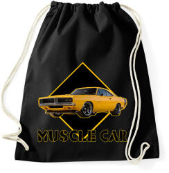 printfashion Muscle car - Sportzsák, Tornazsák - Fekete (13302282)