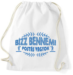 printfashion Postás vagyok - Sportzsák, Tornazsák - Fehér (9009982)