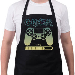 printfashion Gamer - Kötény - Fekete (5310451)