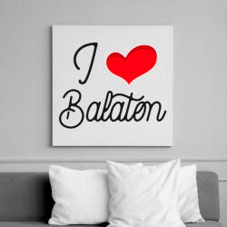 printfashion I love Balaton - Vászonkép - Fehér (10544097)