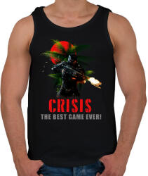 printfashion crisis - Férfi atléta - Fekete (2671360)