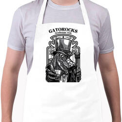 printfashion Krokorock - Kötény - Fehér (4899975)