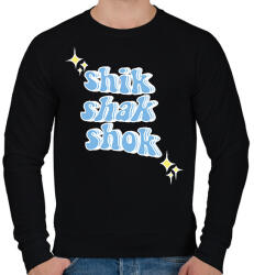 printfashion Shik Shak Shok - Férfi pulóver - Fekete (16646976)