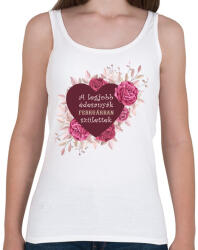 printfashion Legjobb édesanyák február - Női atléta - Fehér (4788227)