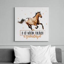 printfashion A szabadság - Vászonkép - Fehér (7489955)