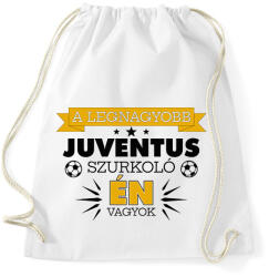 printfashion Juventus szurkoló - Sportzsák, Tornazsák - Fehér (10863149)