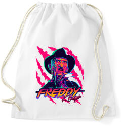 printfashion Freddy Krueger - Sportzsák, Tornazsák - Fehér (1828299)