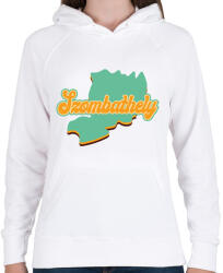 printfashion Szombathely - Női kapucnis pulóver - Fehér (7130657)