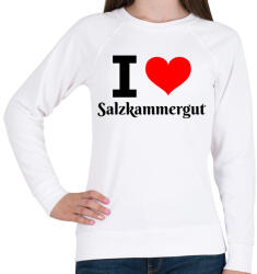 printfashion I love Salzkammergut - Női pulóver - Fehér (10650327)