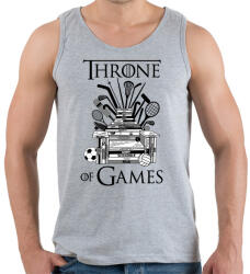 printfashion Throne of Games - Férfi atléta - Sport szürke (776957)