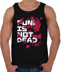 printfashion A punkok sosem halnak meg - Férfi atléta - Fekete (1527279)