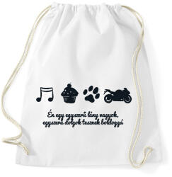 printfashion egyszerű - Sportzsák, Tornazsák - Fehér (2899898)