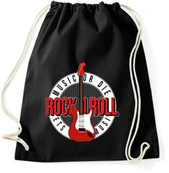 printfashion Rock and roll - Sportzsák, Tornazsák - Fekete (14226377)