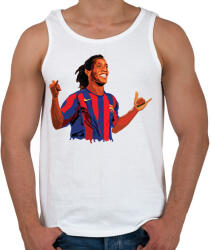 printfashion Ronaldinho - Férfi atléta - Fehér (16840727)
