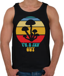 printfashion Fun guy - Gombász - Férfi atléta - Fekete (11550764)