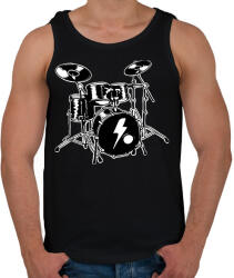 printfashion Dobszett - Férfi atléta - Fekete (9128085)