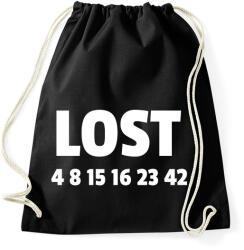 printfashion LOST - Sportzsák, Tornazsák - Fekete (10843608)