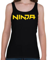 printfashion Ninja - Yellow - Női atléta - Fekete (1308438)