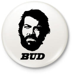 printfashion Bud Spencer - Kitűző, hűtőmágnes - Fehér (3089442)