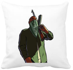printfashion Gta San Andreas GrooveStreet - Párnahuzat, Díszpárnahuzat - Fehér (2412946)
