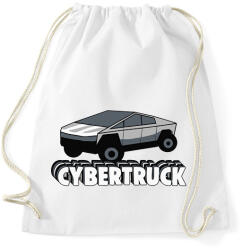 printfashion Cybertruck - Sportzsák, Tornazsák - Fehér (2011338)