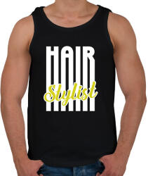 printfashion Hair Stylist (white) - Férfi atléta - Fekete (7317529)