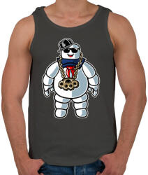 printfashion Stay dope - Férfi atléta - Sötétszürke (97099)