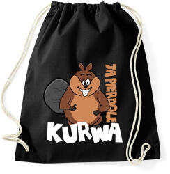 printfashion Bober Kurwa - White - Sportzsák, Tornazsák - Fekete (16769787)