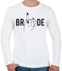 printfashion Bride - Férfi hosszú ujjú póló - Fehér (5179321)