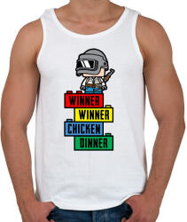 printfashion Lego PUBG - Férfi atléta - Fehér (1554943)