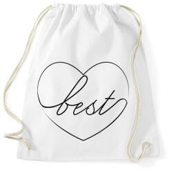 printfashion best - Sportzsák, Tornazsák - Fehér (271956)