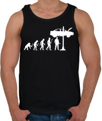 printfashion Autószerelő fejlődés - Férfi atléta - Fekete (1280155)