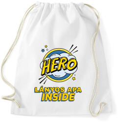printfashion LÁNYOS APA INSIDE - Sportzsák, Tornazsák - Fehér (10801653)