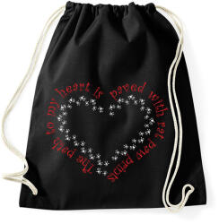 printfashion Patkány mancsnyomok - Sportzsák, Tornazsák - Fekete (13451710)