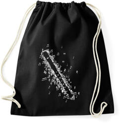 printfashion Furulya - Sportzsák, Tornazsák - Fekete (9177975)