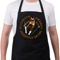 printfashion Erzsi a sas - Kötény - Fekete (4926149)