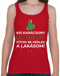printfashion Karácsonyi rezsicsökkentés 5 - Női atléta - Cseresznyepiros (11116465)