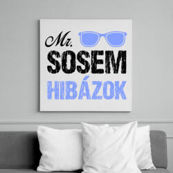 printfashion Mr. sosem hibázok - Vászonkép - Fehér (16797693)