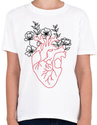 printfashion piros&fekete 1 - Gyerek póló - Fehér (16280730)