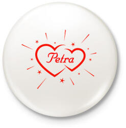 printfashion Petra - Kitűző, hűtőmágnes - Fehér (13533577)