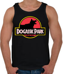 printfashion Dogassic Park - Férfi atléta - Fekete (13419280)