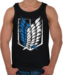 printfashion A szabadság szárnyai - Férfi atléta - Fekete (1243209)