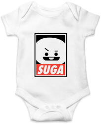 printfashion BTS Suga - Baba Body - Fehér (1642713)
