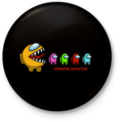 printfashion Impostor megtalálva - Kitűző, hűtőmágnes - Fekete (3623436)