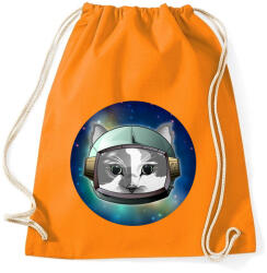 printfashion Szürke űrcica - Sportzsák, Tornazsák - Narancssárga (4214891)