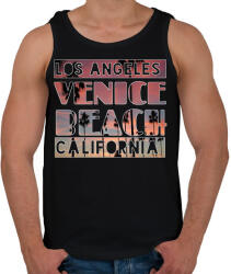printfashion los angeles venice beach california - Férfi atléta - Fekete (4392339)