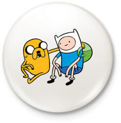 printfashion kalandra fel - Kitűző, hűtőmágnes - Fehér (16013172)