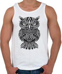 printfashion Bagoly - Férfi atléta - Fehér (15853177)