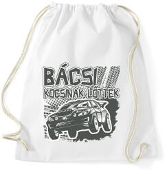 printfashion Bácsi kocsinak lőttek - Sportzsák, Tornazsák - Fehér (16806076)